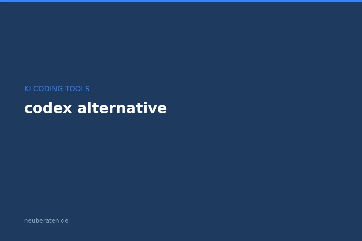 Codex Alternative: Desktop-Apps für Coding-Agenten im Vergleich